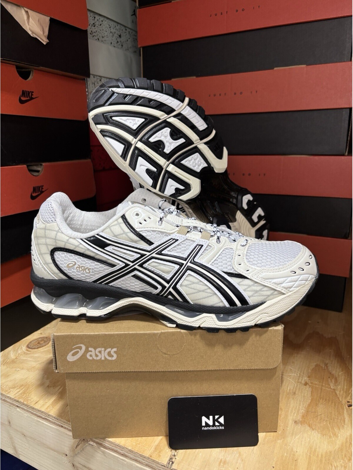 Asics Gel-Nimbus 10.1 'White Ivory' 1203a543-108 Brand New Mens Size 9